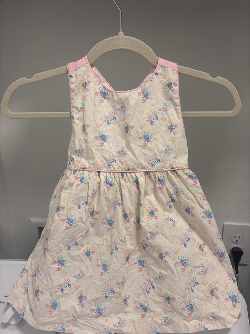 James & Lottie crab cross back dress